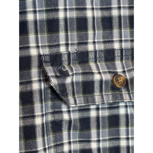 Carhartt Mens Relaxed Fit Plaid Short Sleeve Button-Up Shirts 2XL Lot of 2 - Picture 4 of 10
